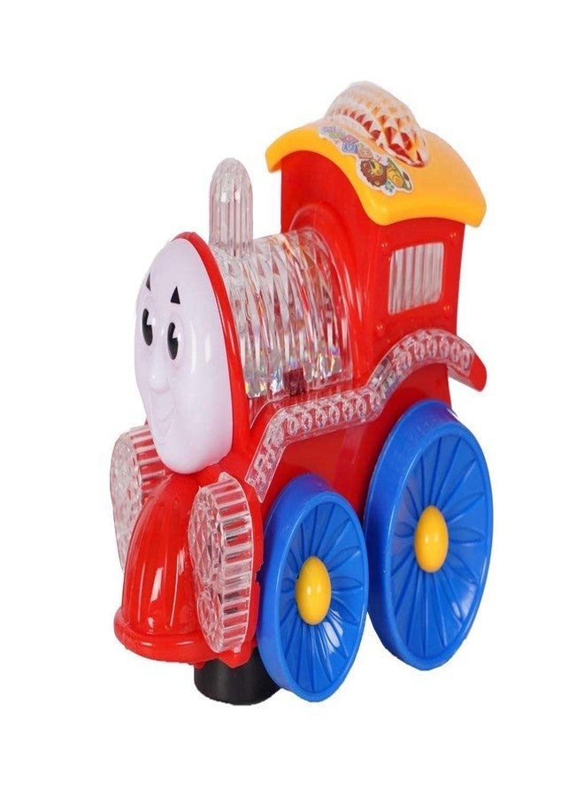 RKZ® Bump and go Action, Funny loco, Musical Train Engine Toy for Kids and Toddlers | Toy Train for Kids (Pack of 1, Multicolor) - Image 4